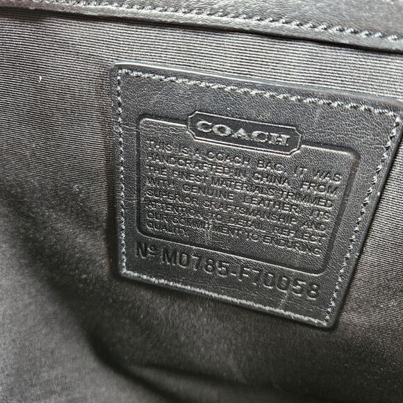 Coach "Hudson" Canvas Commuter Bag - Picture 3 of 6